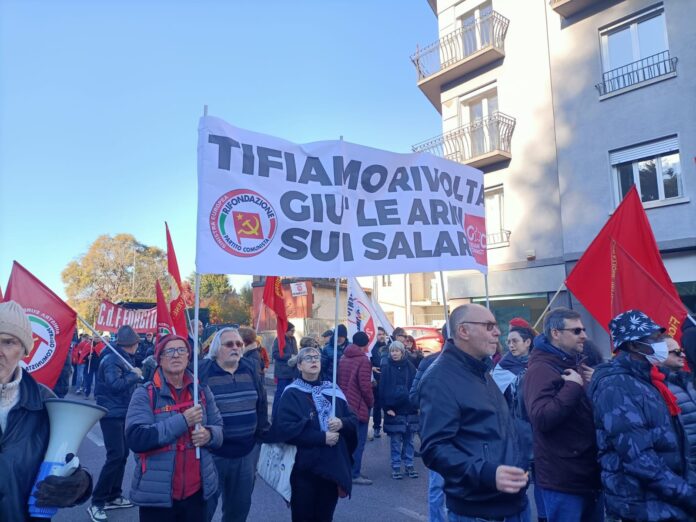 Sicurezza sul lavoro, Rifondazione Comunista Vicenza Sicurezza sul lavoro, manifestazione di Rifondazione Vicenza
