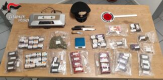 Thiene, operazione antidroga: sequestrati 4 kg di hashish, arrestato 21enne Operazione antidroga