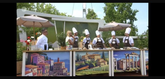 TWC live ZDF – Tiramisù World Cup Tiramisù World Cup, concorrenti in gara negli studi ZDF a Magonza