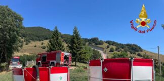 Spento definitivamente dopo 5 giorni l’incendio del Monte Formiga, tra Veronese e Vicentino vigili del fuoco vicenza incendio monte formiga
