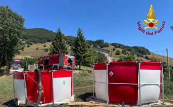 Spento definitivamente dopo 5 giorni l’incendio del Monte Formiga, tra Veronese e Vicentino vigili del fuoco vicenza incendio monte formiga