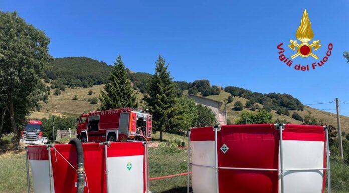 Spento definitivamente dopo 5 giorni l’incendio del Monte Formiga, tra Veronese e Vicentino vigili del fuoco vicenza incendio monte formiga