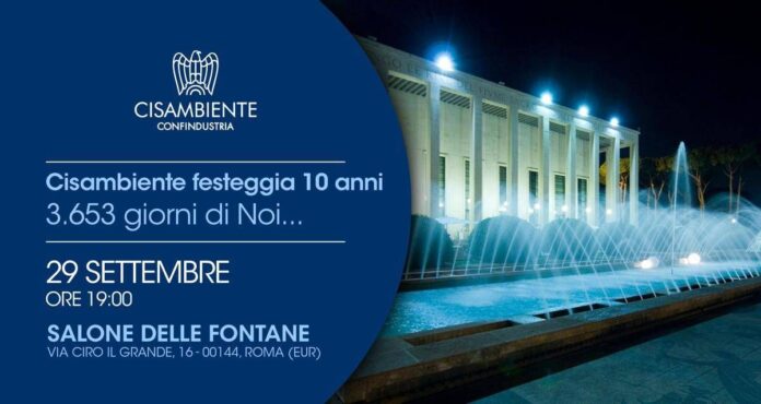 A Roma festeggiati i 10 anni di Cisambiente