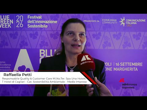 Blue Green Economy Award 2026: Patti (UNA Hotels): ‘sostenibilità e competitività possono andare di