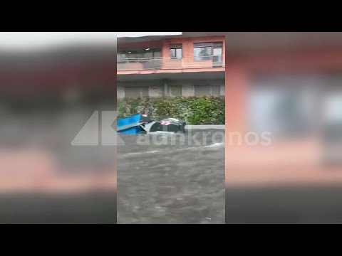 Bomba d’acqua su Roma, Corso Francia allagato