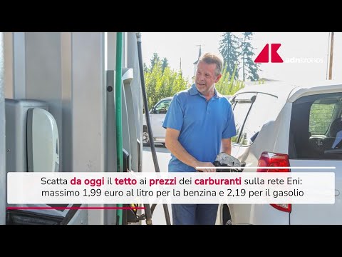 Carburanti, da oggi in vigore il tetto Eni – Video