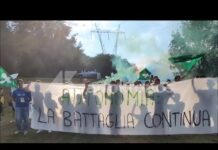 Cori sulla remigrazione e sfottò a Ranucci, l’arrivo dei giovani della Lega a Pontida