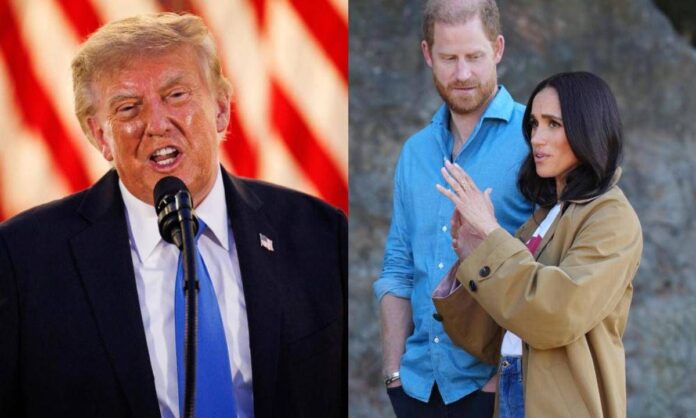 Donald Trump contro Harry e Meghan: “Hanno fatto cose terribili, io non li avrei mai accolti di nuovo come Re Carlo”