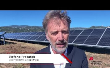 Energia: Fracasso (Gruppo Magis), ‘impianto produce energia equivalente al fabbisogno annuo di
