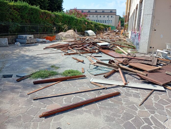 Ex Baronio di viale Trento, lavori in corso Ex Baronio di viale Trento, lavori in corso