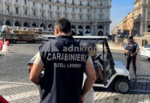 Golf car ancora nel mirino dei carabinieri di Roma, oggi blitz del Nucleo ispettorato del lavoro