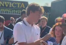 Gp Monza, ecco Sinner: per Jannik arrivo da superstar nel paddock