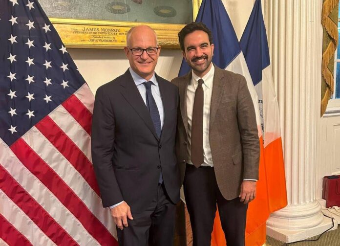 Gualtieri incontra il sindaco di New York Mamdani: “Due grandi metropoli, al lavoro su forme di collaborazione diretta”