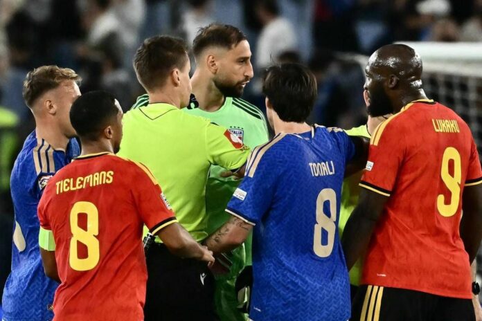 Italia-Belgio, rissa tra Donnarumma e Lukaku al triplice fischio: cos’è successo