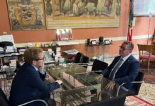 Nuovo questore a Vicenza, Giancarlo Conte ricevuto a Palazzo Trissino: il benvenuto del sindaco nuovo questore