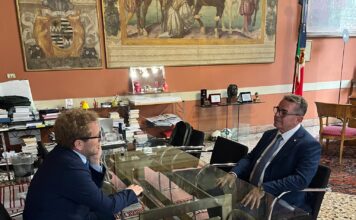 Nuovo questore a Vicenza, Giancarlo Conte ricevuto a Palazzo Trissino: il benvenuto del sindaco nuovo questore