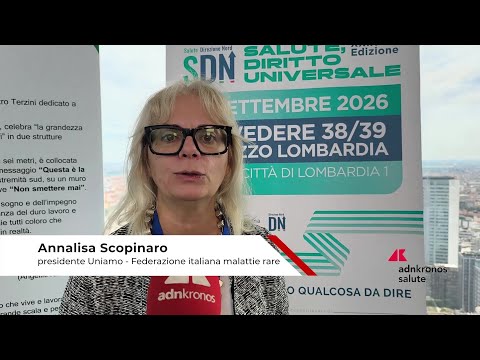 Malattie rare: Scopinaro (Uniamo), ‘molte le sfide: dall’accessibilità all’innovazione fino al