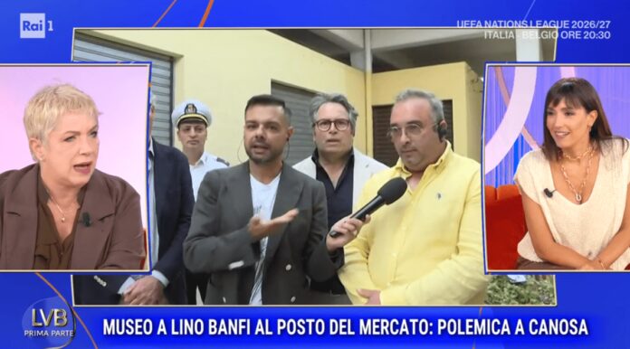Museo dedicato a Lino Banfi, è polemica a Canosa tra negozianti: “Il mercato non si tocca”