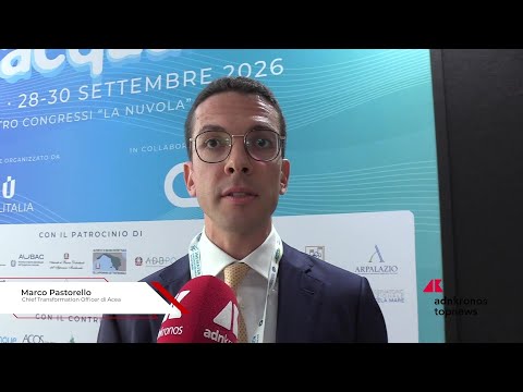 Pastorello (Acea): “Gap idridoc mondiale pari a 6.500 miliardi di euro”