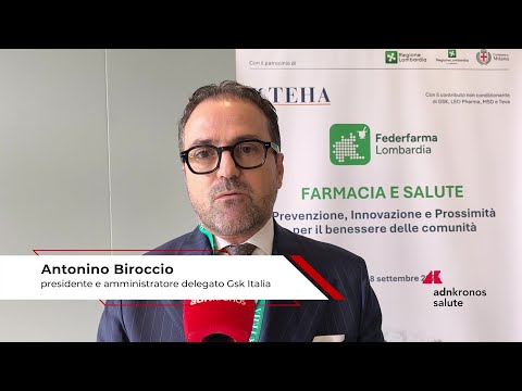 Salute: Biroccio (Gsk Italia), ‘ricerca genera valore per pazienti e sistema Paese’