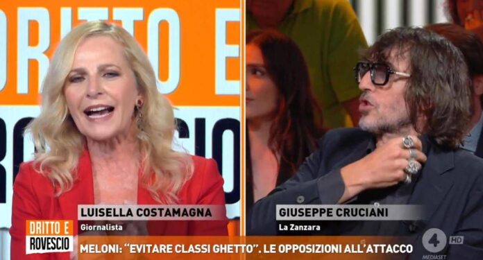 Scontro Costamagna-Cruciani sul decreto Scuola: “Propaganda razzista”, “Non dire minch….”