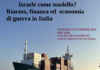 “Israele come modello?”: a Vicenza incontro su riarmo, finanza ed economia di guerra israele riarmo