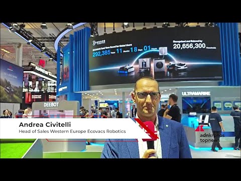 Tech, Ifa 2026: Civitelli (Ecovacs Robotics): “Leader globali in robotica per pulizia di casa”