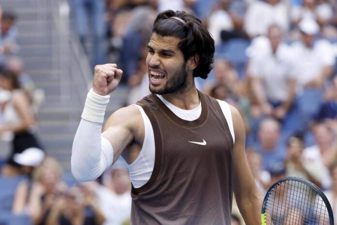 Us Open, Alcaraz si sbarazza di Paul in tre set e vola ai quarti