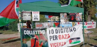 Vicenzaoro, tre giorni di presidio di “Io Digiuno per Gaza” davanti alla Fiera Io Digiuno per Gaza