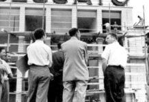 Mostra “Alte Ceccato. Un sogno di città”: memoria e industria a Montecchio Maggiore Mostra Alte Ceccato, Pietro Ceccato davanti allo stabilimento nel 1952