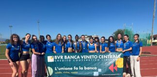 Atletica Pedemontana Veneta, storico trionfo nella Finale B Nord-Est Under 18 femminile Atletica Pedemontana Veneta campione nella Finale B U18
