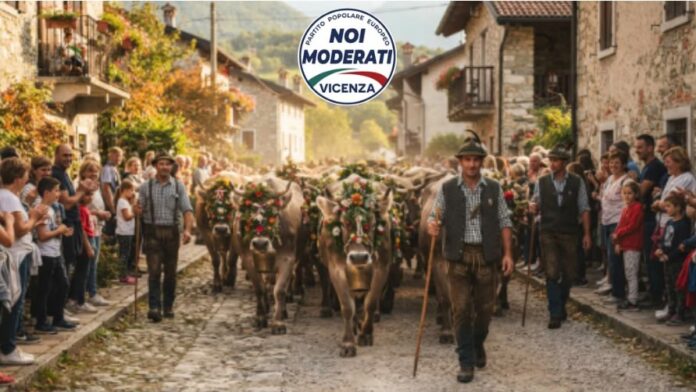 Transumanza di Bressanvido, mandria e comunità locale transumanza di Bressanvido