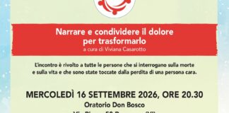 A Breganze nasce il gruppo Bucaneve per accompagnare chi sta vivendo un lutto Gruppo Bucaneve per il lutto, incontro a Breganze