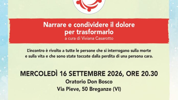 Presentazione del gruppo Bucaneve a Breganze Gruppo Bucaneve per il lutto, incontro a Breganze