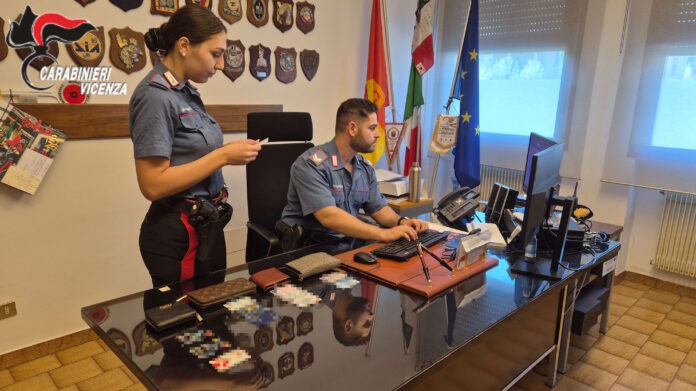 controlli dei Carabinieri a Bassano durante le indagini sui furti in ospedale