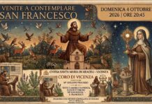 Concerto per San Francesco, Coro e Orchestra di Vicenza ad Araceli il 4 ottobre alle 20.45 Concerto per San Francesco del Coro e Orchestra di Vicenza
