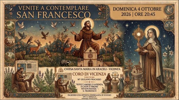 Concerto per San Francesco del Coro e Orchestra di Vicenza ad Araceli Concerto per San Francesco del Coro e Orchestra di Vicenza