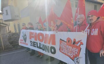 Epta Limana, Fiom contesta il licenziamento della lavoratrice che assisteva la madre Licenziamento Epta Limana, rappresentanti della Fiom Belluno