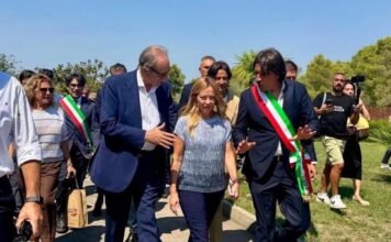 Alluvione di Policoro, l’UGL ringrazia Meloni e chiede risorse e interventi rapidi Alluvione di Policoro, Giorgia Meloni durante la visita