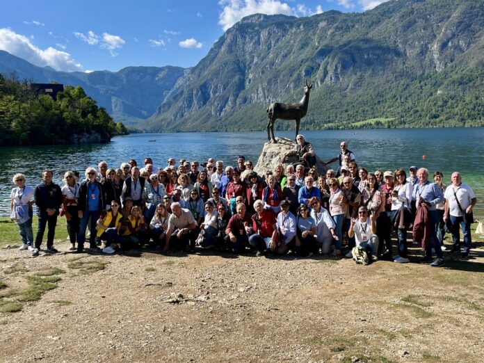 Historic a Quota 1000 al lago di Bohinj Historic a Quota 1000, partecipanti al lago di Bohinj