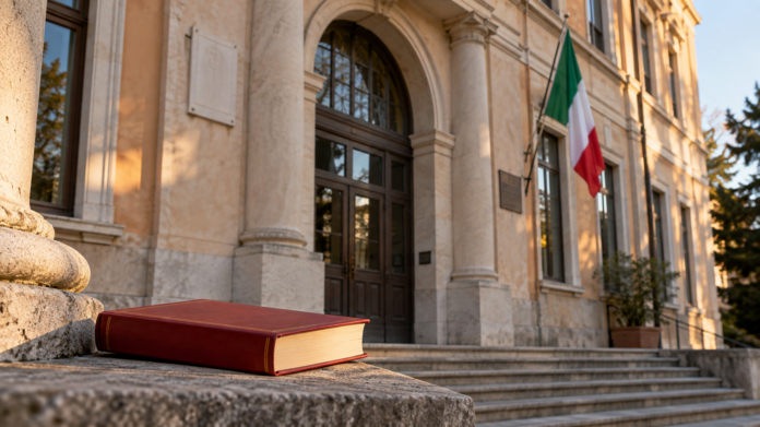 Scuola, memoria democratica e Costituzione Scritta fascista al liceo Buratti, immagine simbolica di scuola e memoria democratica