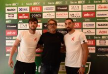 LR Vicenza, Tantalocchi e Merkaj si presentano al Menti dopo i nuovi arrivi Presentazione Tantalocchi e Merkaj allo stadio Menti