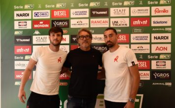 LR Vicenza, Tantalocchi e Merkaj si presentano al Menti dopo i nuovi arrivi Presentazione Tantalocchi e Merkaj allo stadio Menti