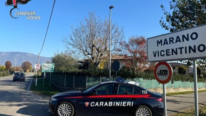 Omicidio a Marano Vicentino, auto dei Carabinieri nel territorio