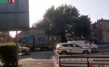 Convogli militari USA a Vicenza, doppio transito in città: il Comitato Albera rilancia la bretella anche verso la Del Din