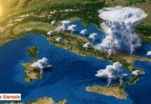 Aria fredda sull’Italia, attesi temporali violenti e persistenti fino a venerdì sera temporali violenti in Italia