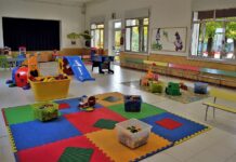 Montorso rinnova per tre anni la convenzione con la scuola dell’infanzia paritaria Scuola dell'infanzia di Montorso, aula con giochi e materiali educativi