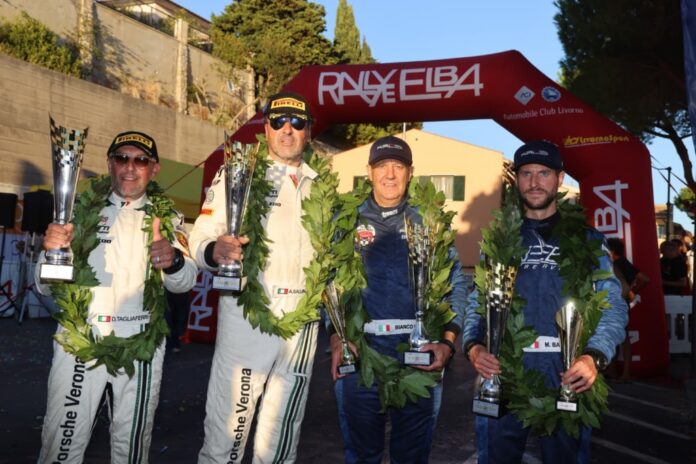 Palladio Historic festeggia la doppietta al Rallye Elba Storico Palladio Historic all’Elba, i due equipaggi vincitori