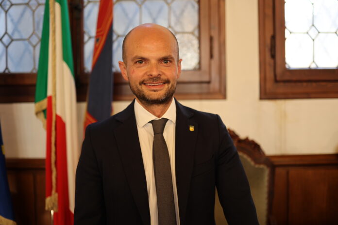Nicola Finco, sindaco di Bassano del Grappa Piano Mar di Bassano, il sindaco Nicola Finco