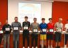Lr Vicenza. Premio Menti, riconoscimenti a Rabito e Gamberini dopo lo scudetto Under 16 Premio Menti 2026 con i premiati a Casa Vicenza
